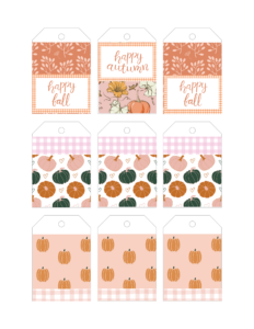 Free Fall Printable Gift Tags - A Farm to Keep
