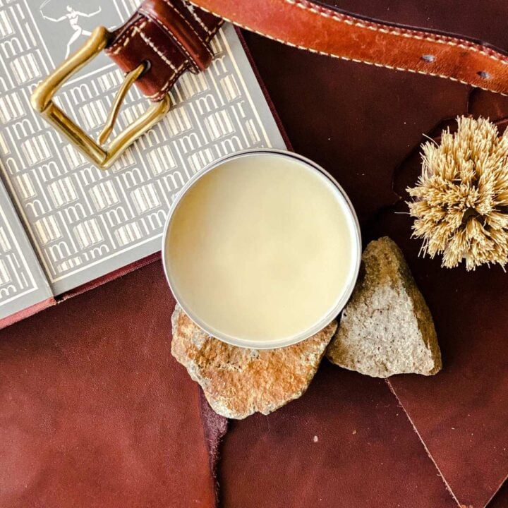 leather dressing recipe Homemade leather dressing balm  Eight Acres Natural Living