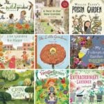 A collage of picture book covers.