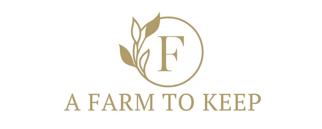 A Farm to Keep Logo on a white background.